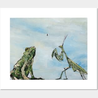 FROG FLY and MANTIS Posters and Art